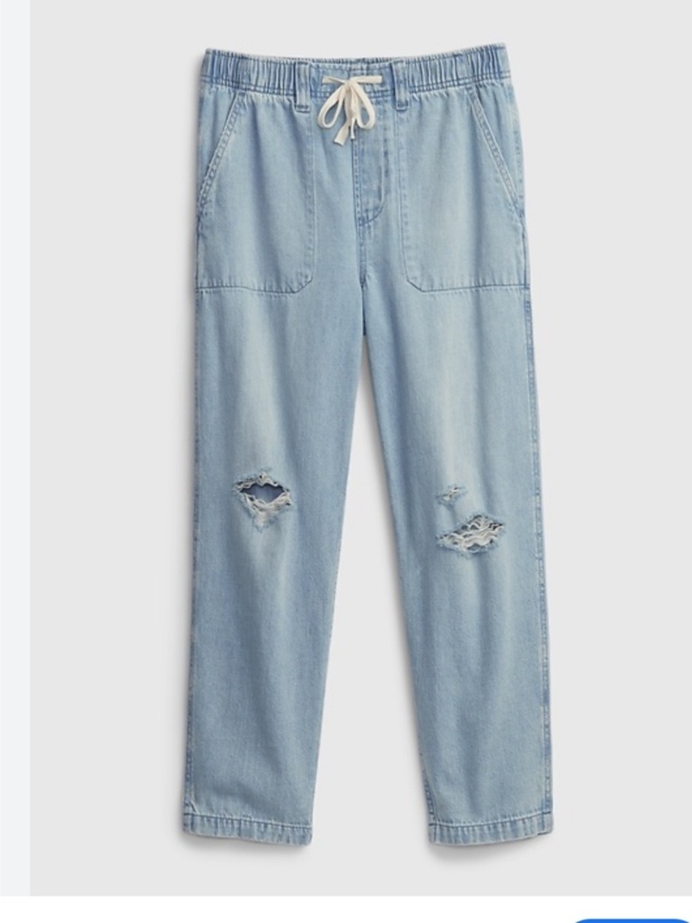 GAP Easy Jeans With Washwell Size Medium Distressed Ripped